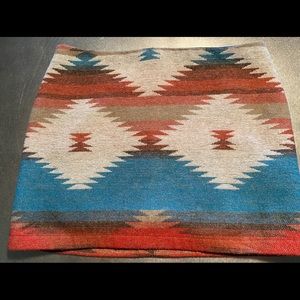American Eagle Aztec Print Skirt